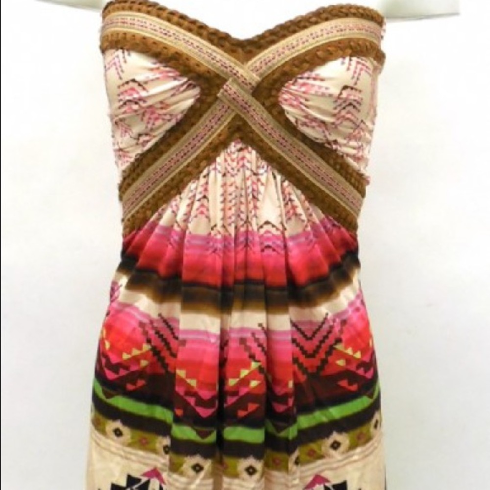 Sky Printed Mini Dress
